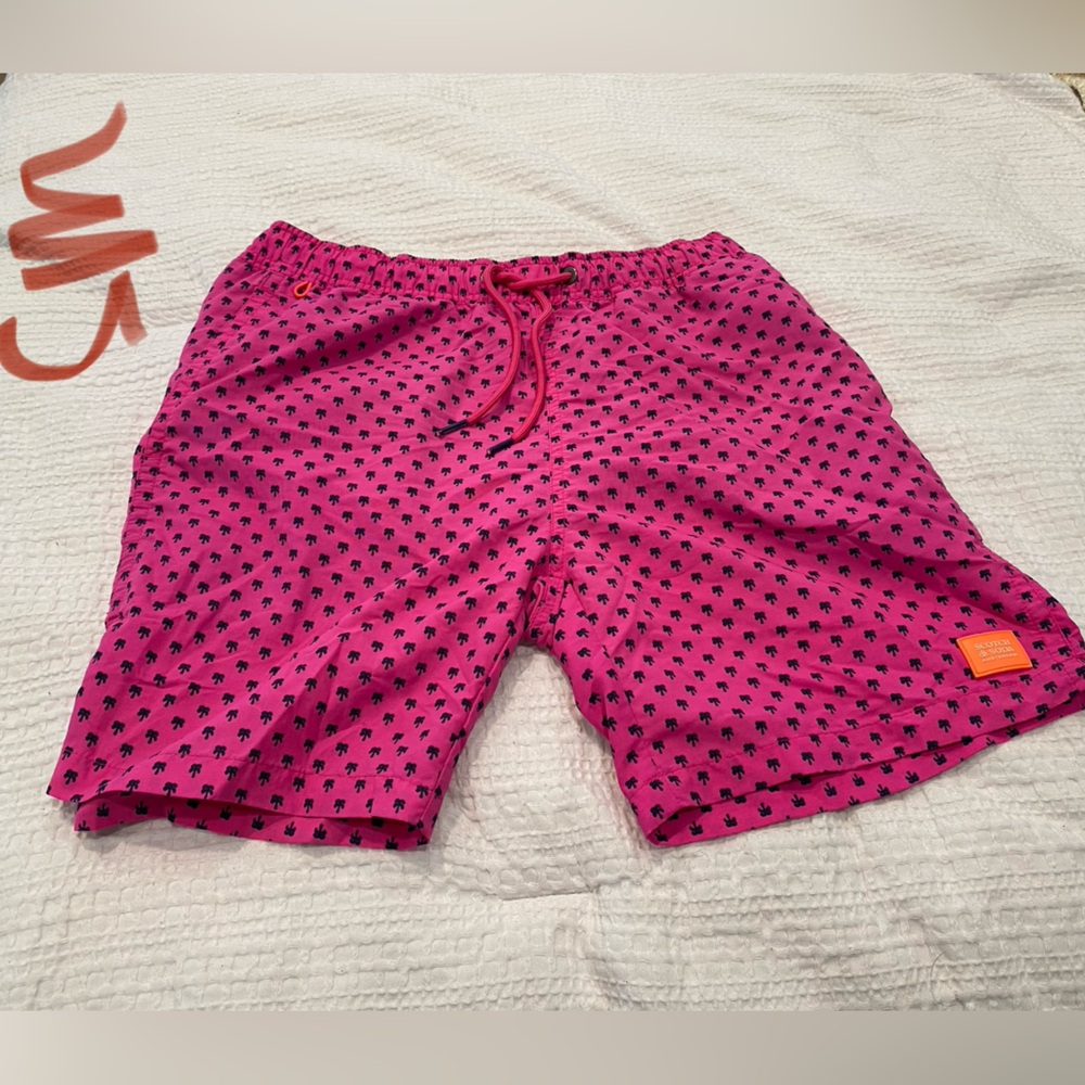 Men’s scotch & soda swim trunks NWOT